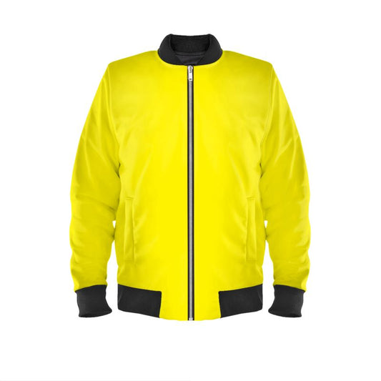 Light Yellow, Bomber Jacket.
