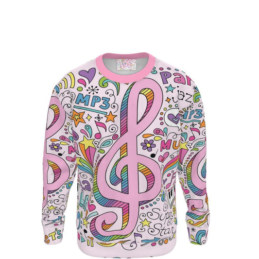 Pink Music Logo, Sweatshirt.