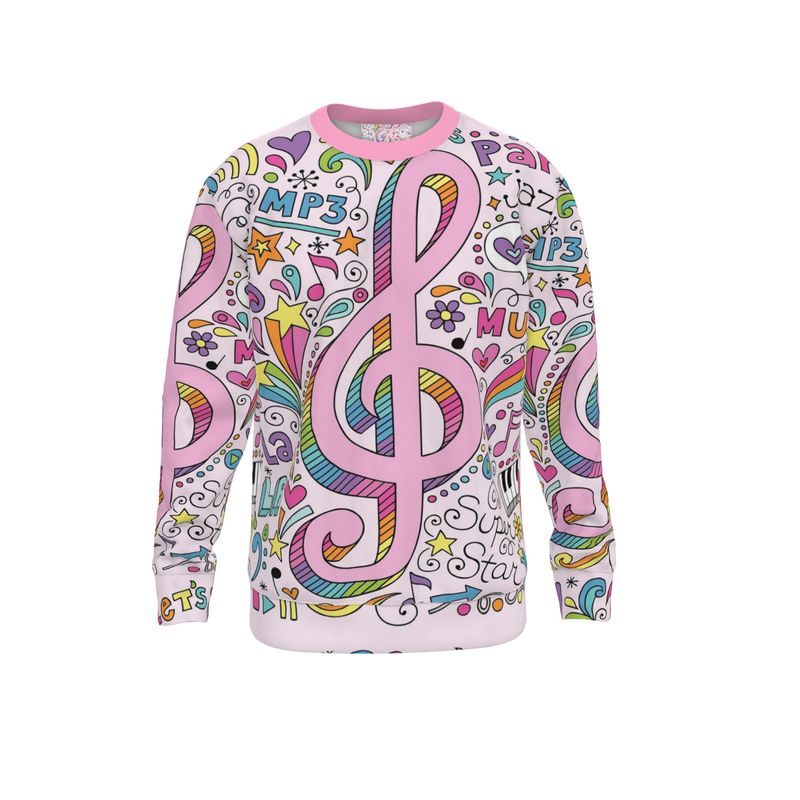 Pink Music Logo, Sweatshirt.