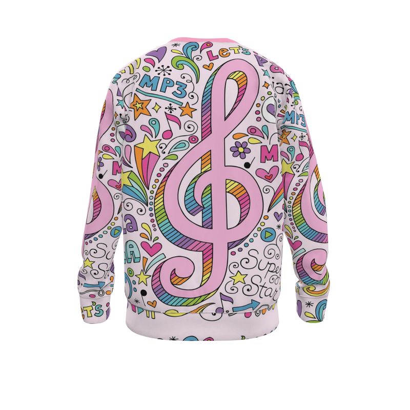 Pink Music Logo, Sweatshirt.