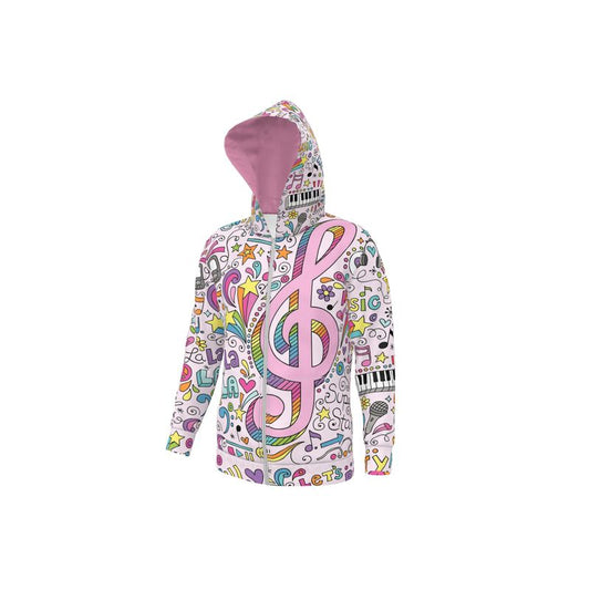 Pink Music Logo, Hoodie.