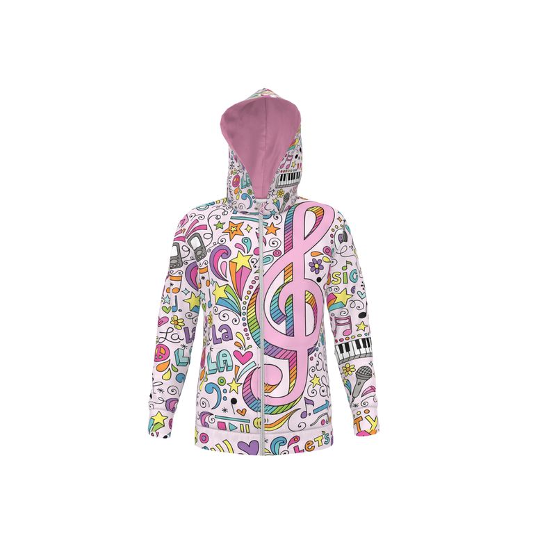 Pink Music Logo, Hoodie.