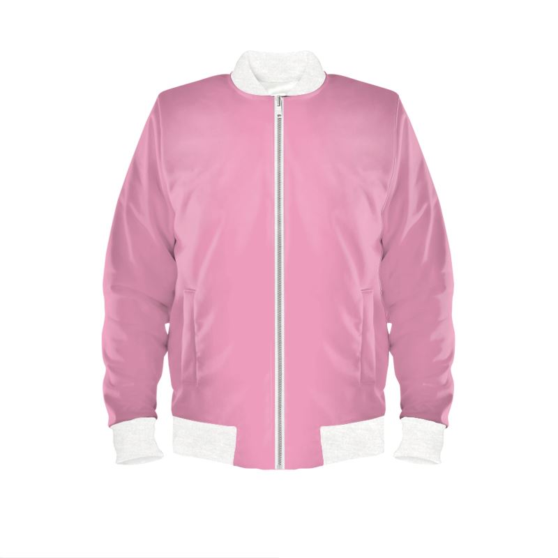 Light Pink Bomber Jacket.