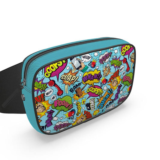 Blue Pop Art, Belt Bag.