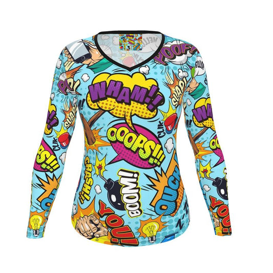 Blue Pop Art, Women's T-Shirt.