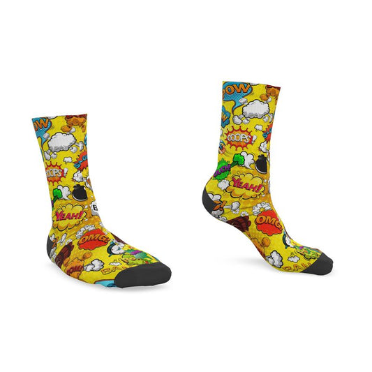 Yellow Pop Art, Socks.