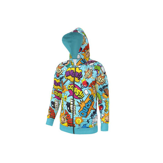 Blue Pop Art, Hoodie.