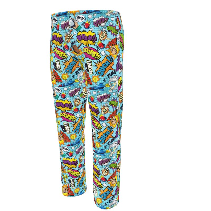 Blue Pop Art,  Pyjama Bottoms