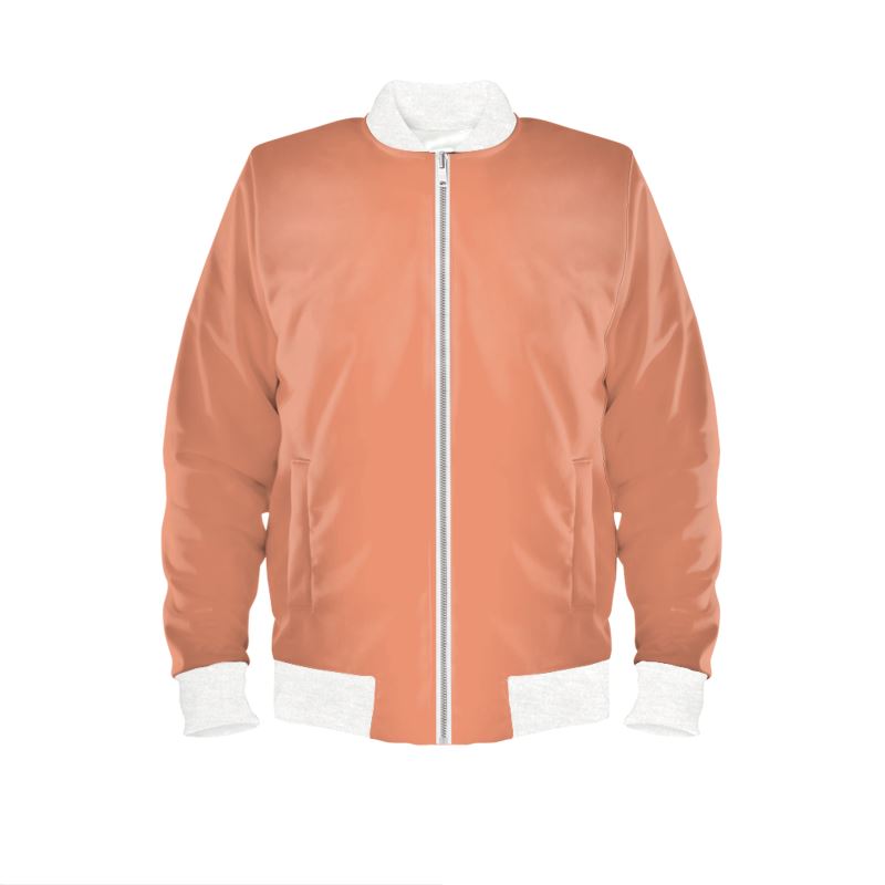 Apricot Bomber Jacket.