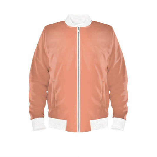 Dark Salmon Bomber Jacket.