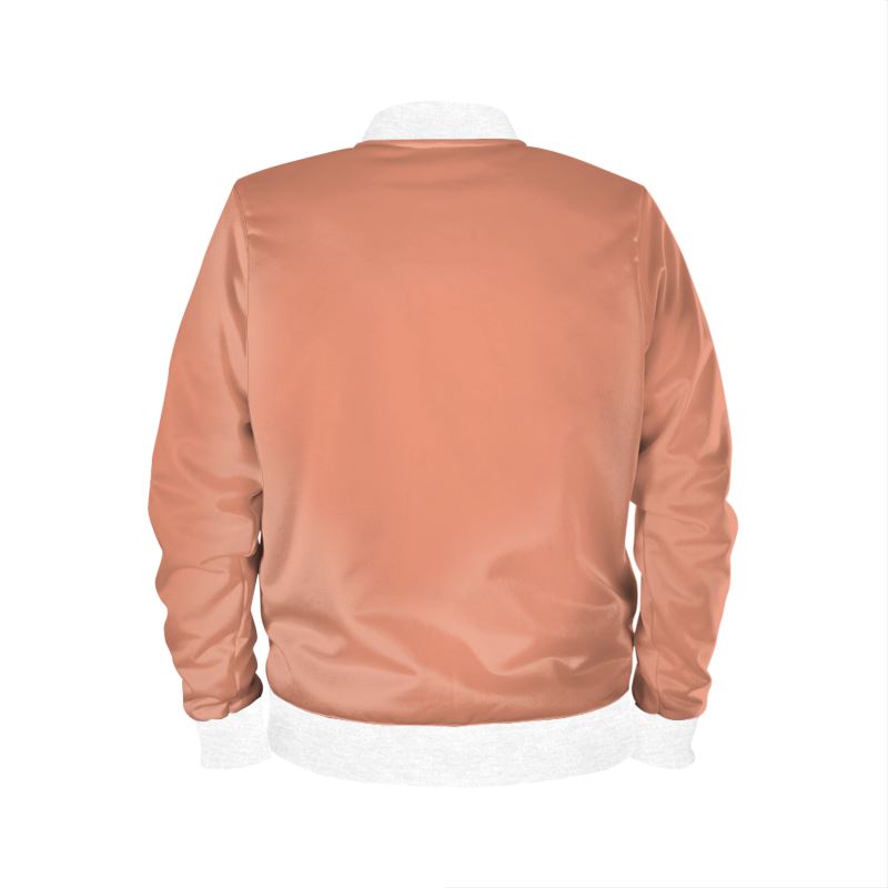 Dark Salmon Bomber Jacket.