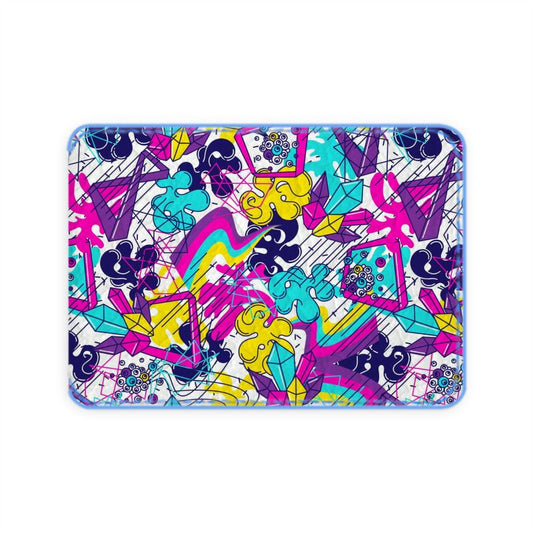 Psychedelic Art Leather Card Case