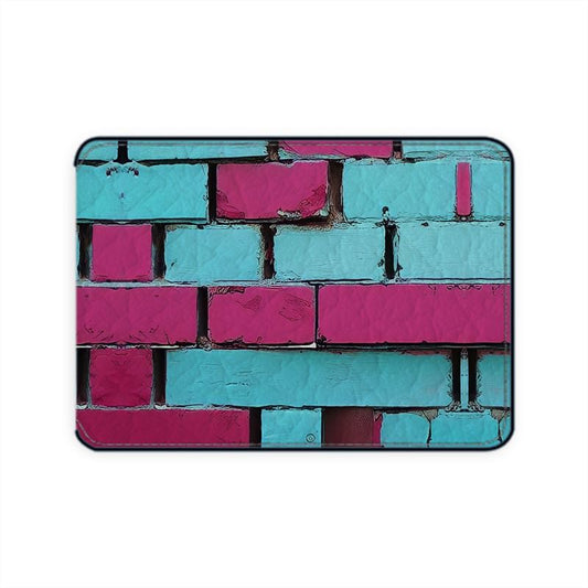 Bricks Art Leather Card Case
