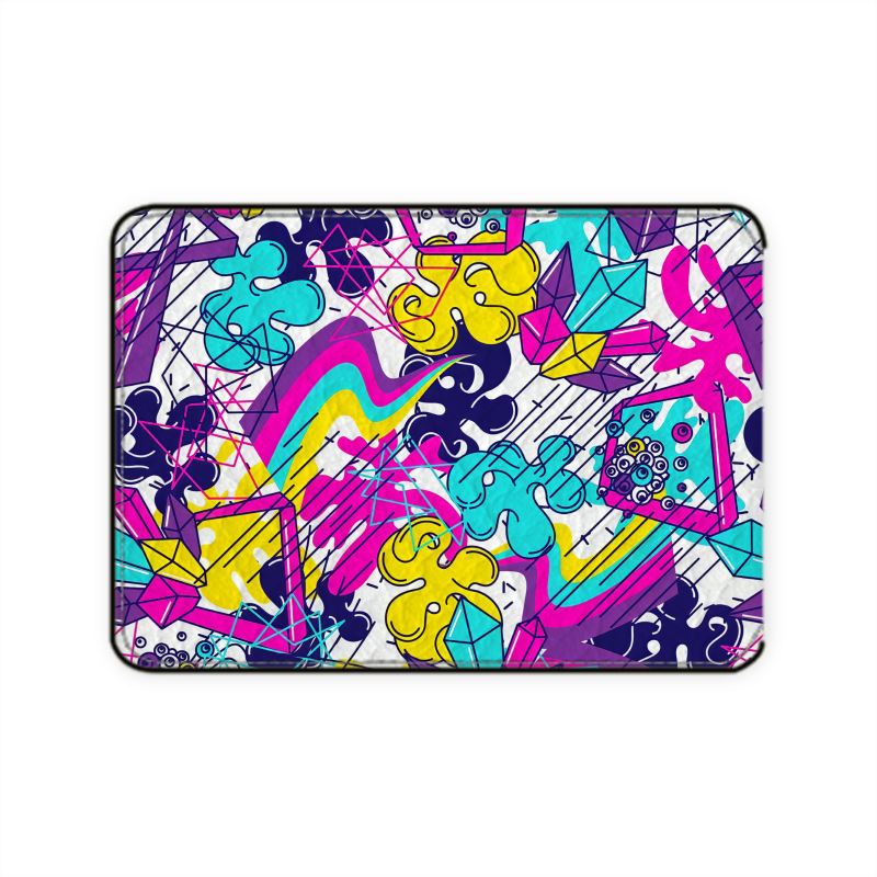 Psychedelic Art Leather Card Case.