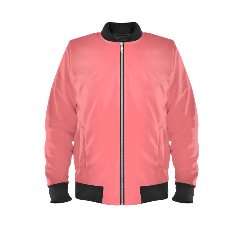 Anime Blush Music Logo Bomber Jacket.