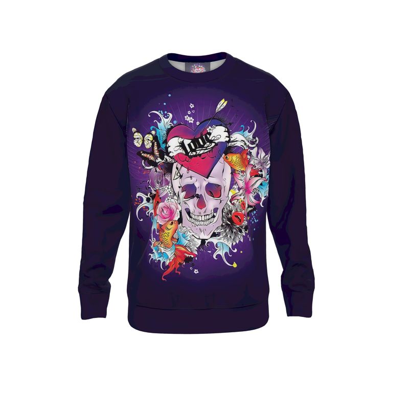 Skulls Art Insprired by M.A. Sweatshirt.