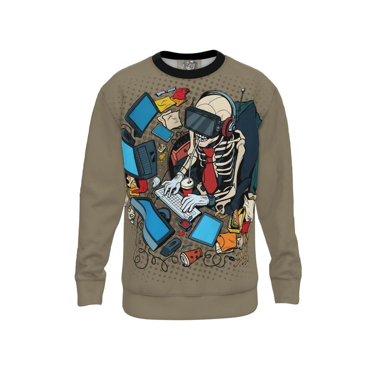 Skulls Art Insprired by M.A. Sweatshirt.