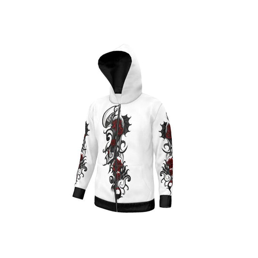 Tattoo Red Rose Hoodie.