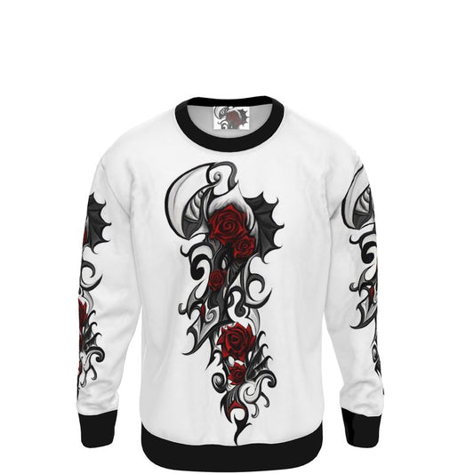 Tattoo Red Rose Sweatshirt.