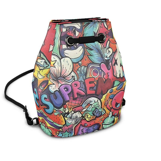 SUPREM Art, Bucket Backpack.