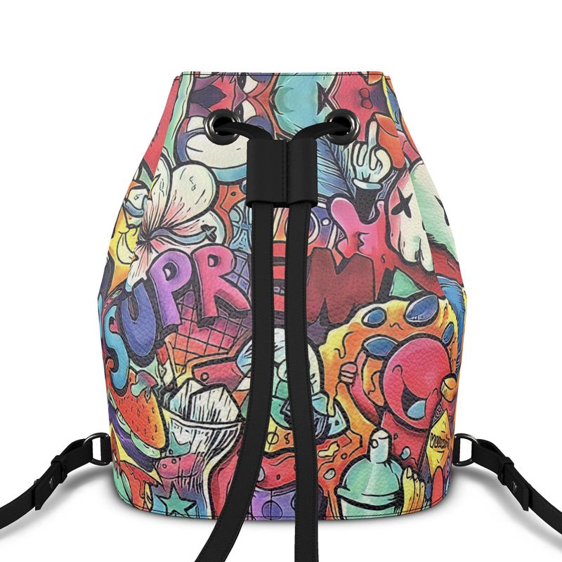 SUPREM Art, Bucket Backpack.