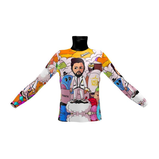 Monatik, Ukrainian Popr Artist, Art Slim Fit Roll Neck.